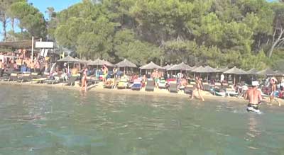 Banana beach spiaggia zante